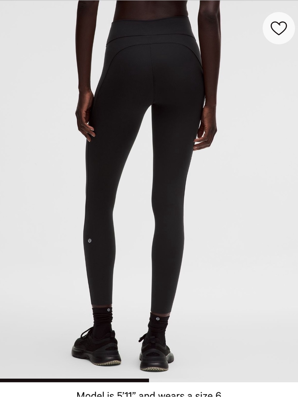 Lulu lemon High-Waist Black Active Leggings